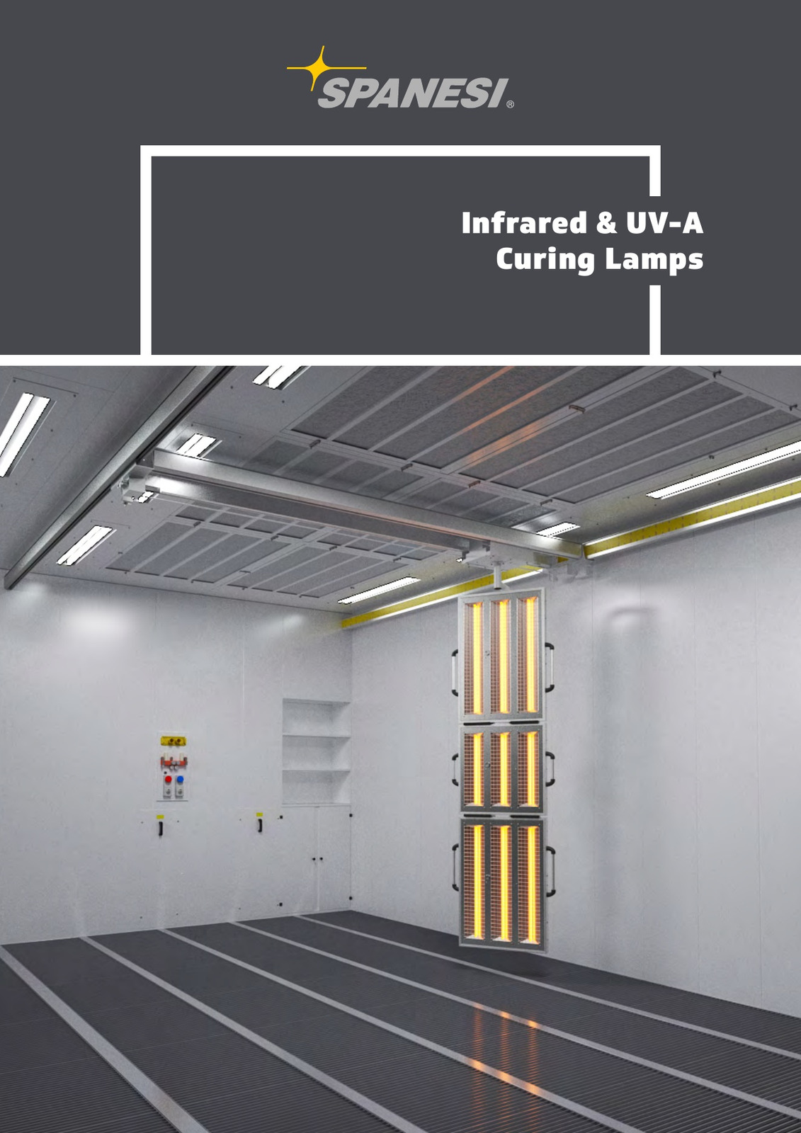 Infrared and UV-A Curing Lamps