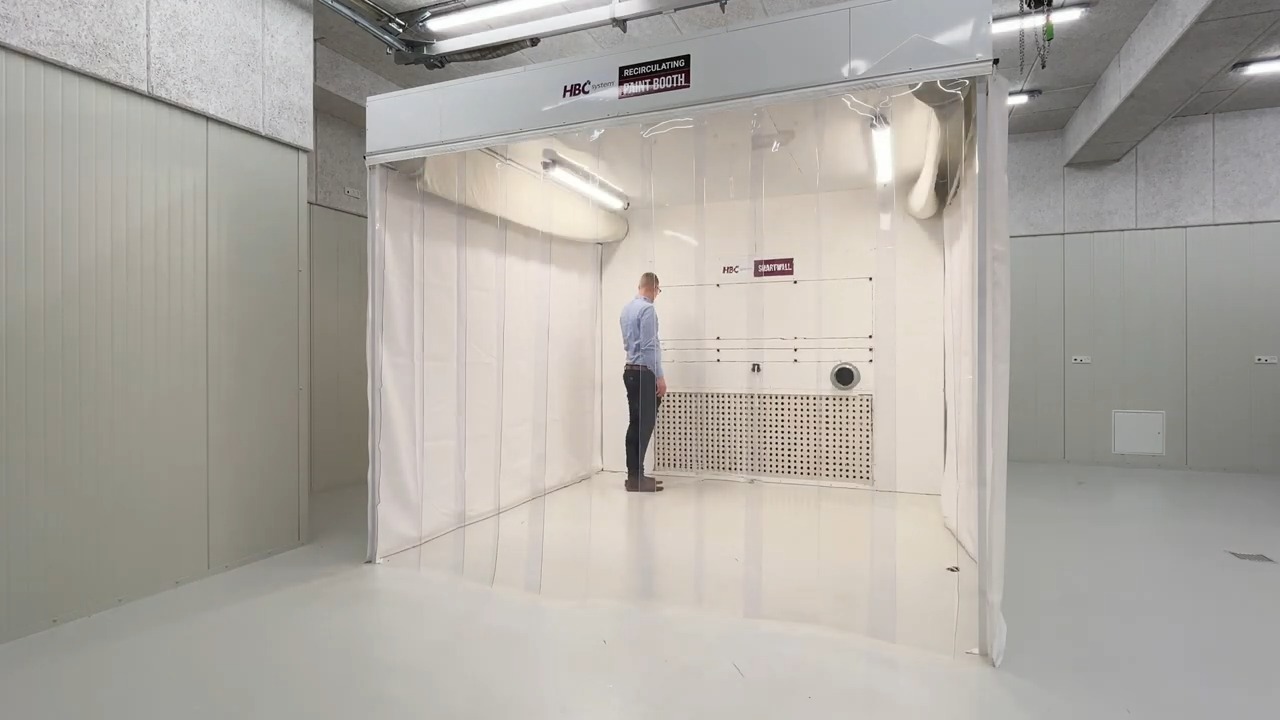 Can’t install a spray booth because of site restrictions?