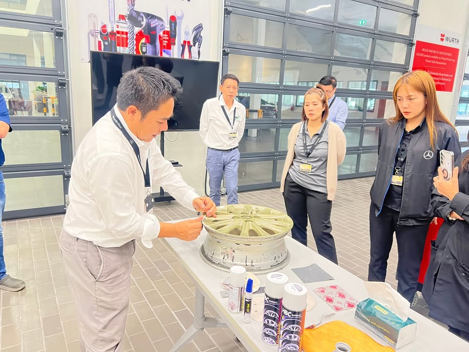 M&H Group team knowledge session for Mercedes-Benz Thailand