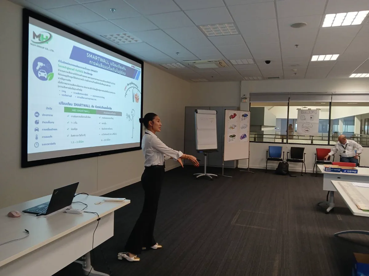 M&H Group นำเสนอ SmartWall ระหว่างกิจกรรมที่ Mercedes-Benz Thailand - 27 พฤษภาคม 2569 กิจกรรมถ่ายทอดความรู้
