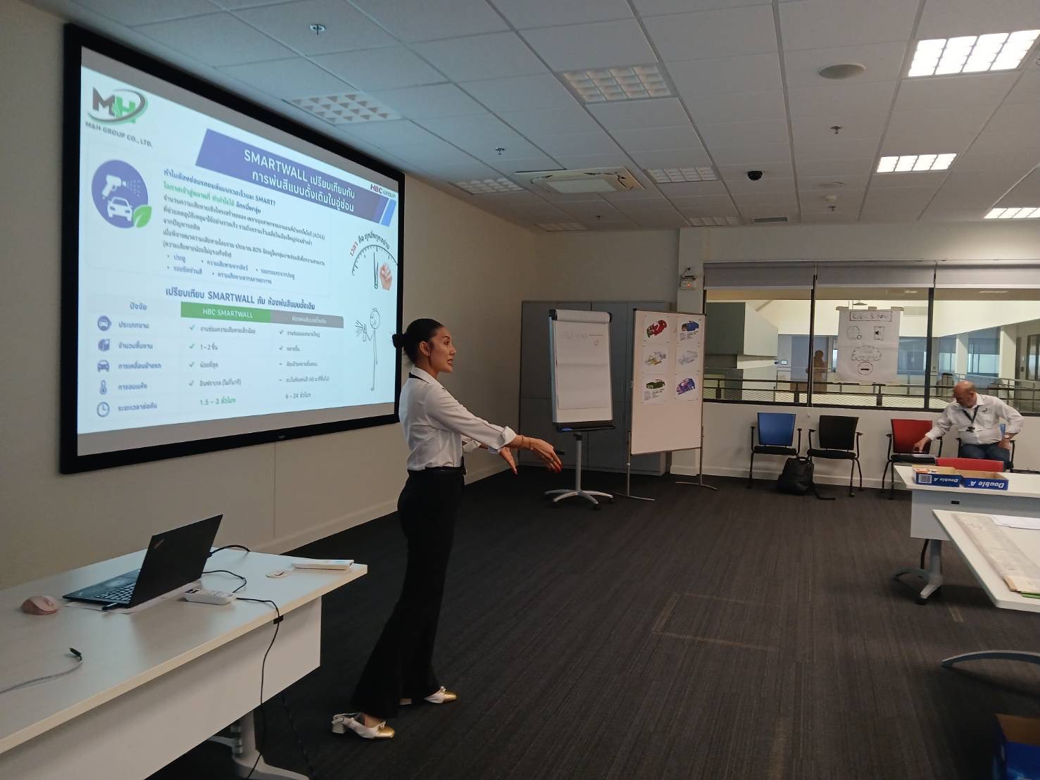 M&H Group SmartWall presentation during the Mercedes-Benz Thailand visit