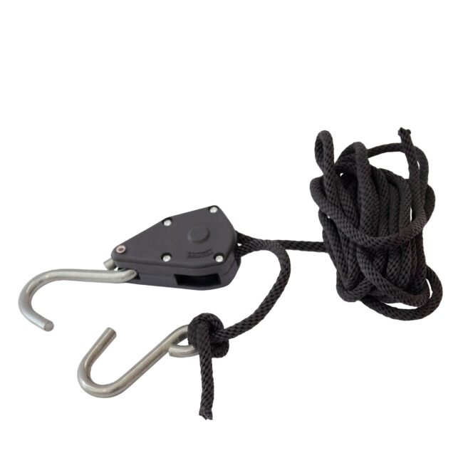 Rope ratchet with s-hook