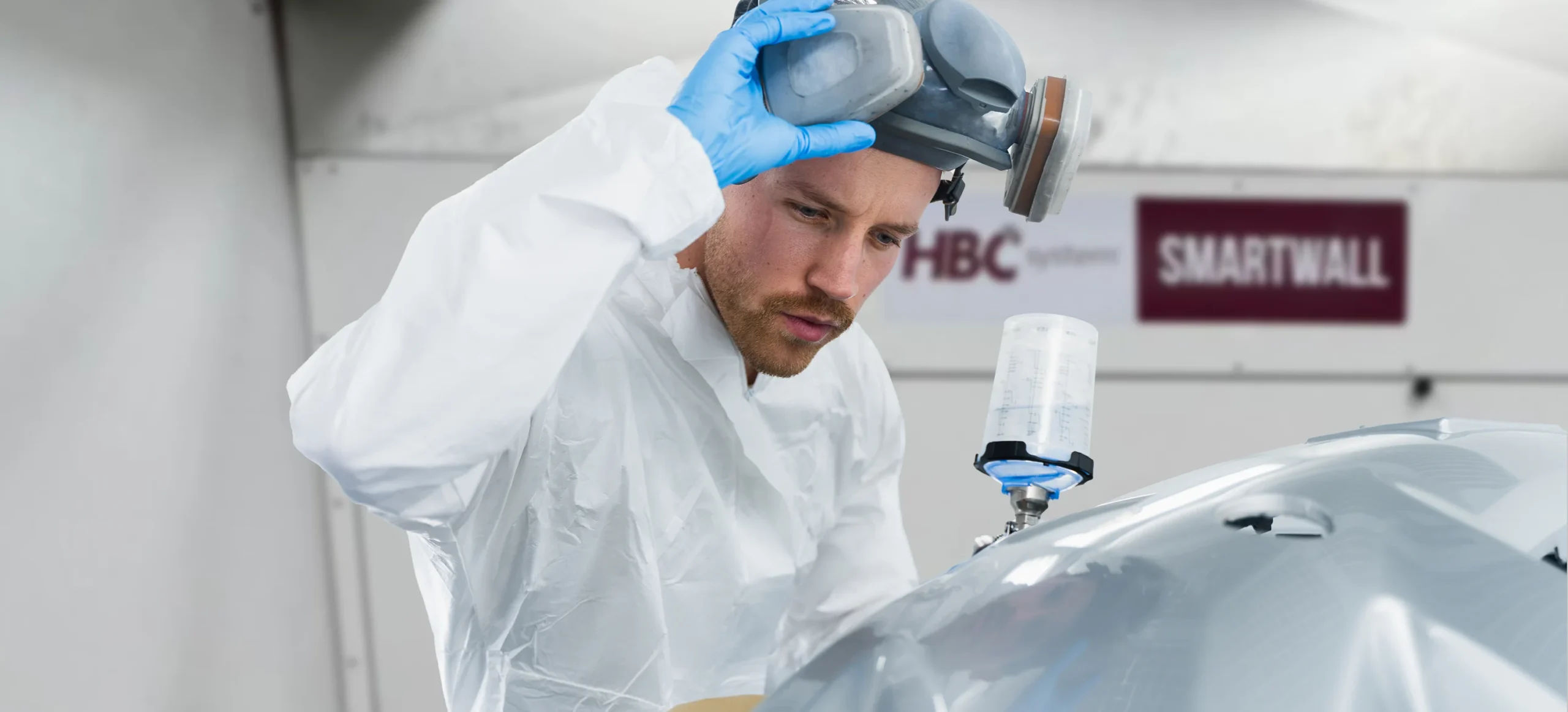 Workflow view preview for Recirculating Paint Booth Large