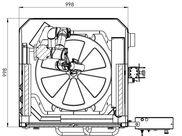 Machine top preview for Wheel Painting Machine