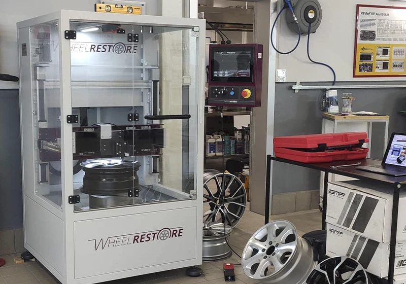 Installation view 1 preview for Wheel Straightening Machine