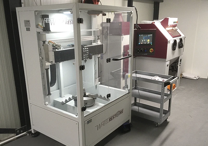 Installation view 3 preview for Wheel Straightening Machine