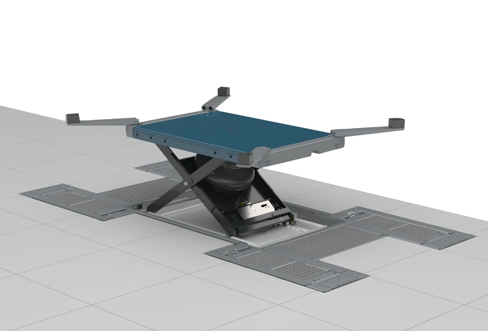 Herkules AirgoMatic Compact 2810 DUO inground shown for comparing wheel repair setup, workshop fit, and ownership needs.