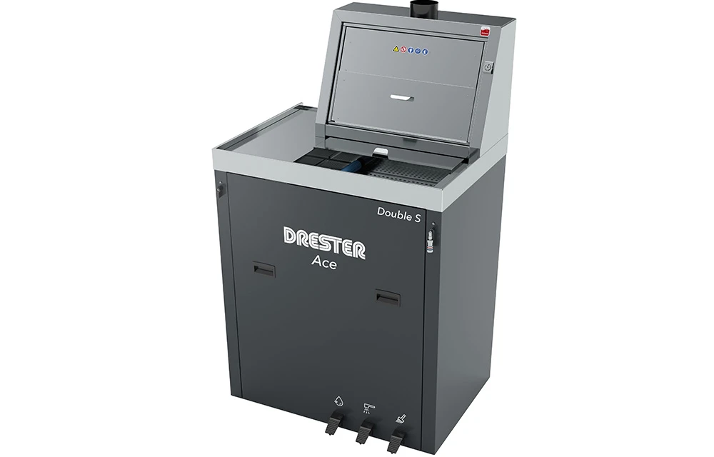 Drester Ace Double Solvent DG2S shown for comparing cleaning and waste setup, workshop fit, and ownership needs.