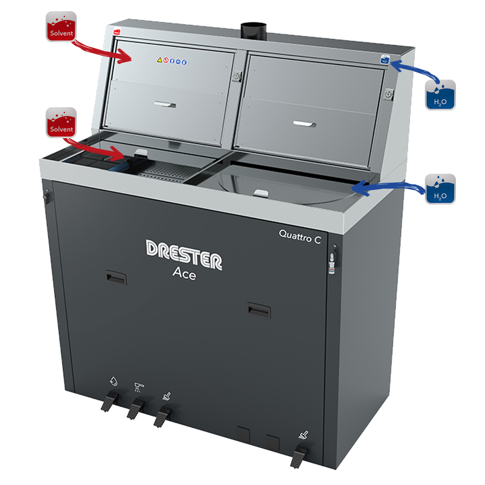 Workflow view preview for Drester Ace Quattro C