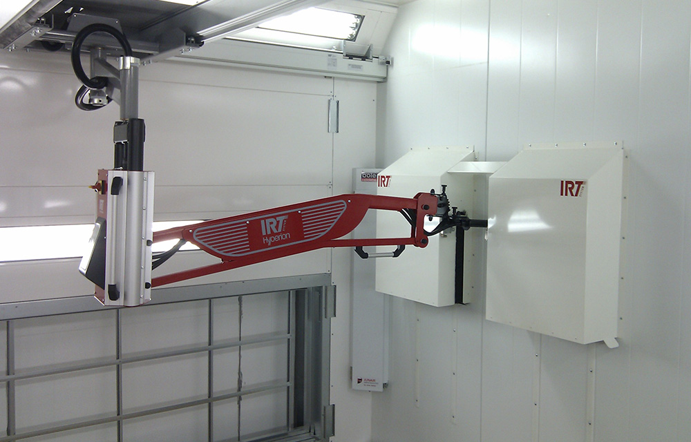 IRT Rail System IR Dryers
