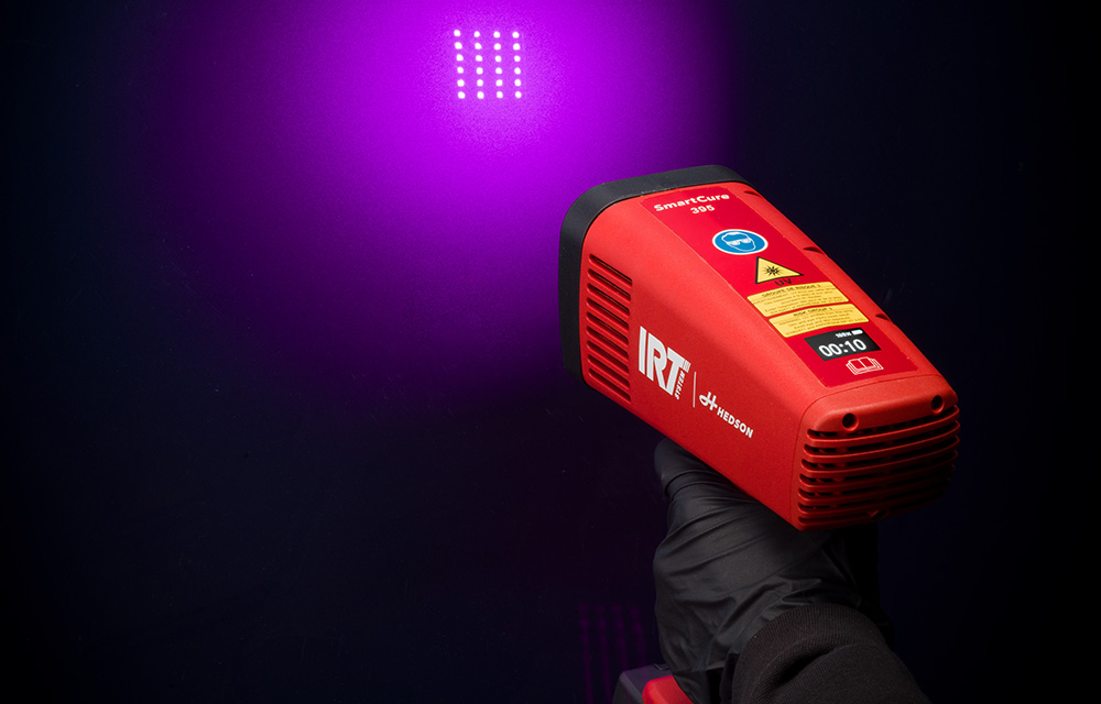 Workflow view preview for IRT UV SmartCure