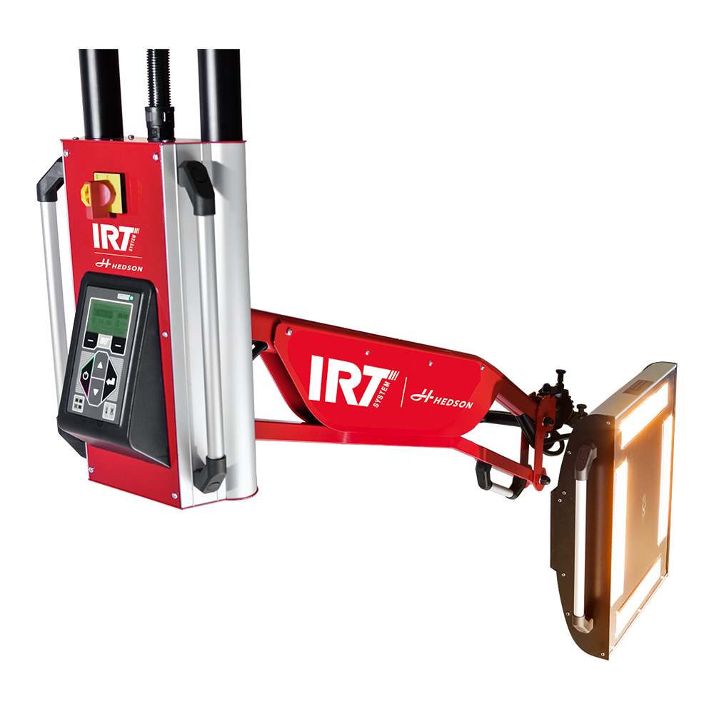 Workflow view preview for IRT Rail System IR Dryers