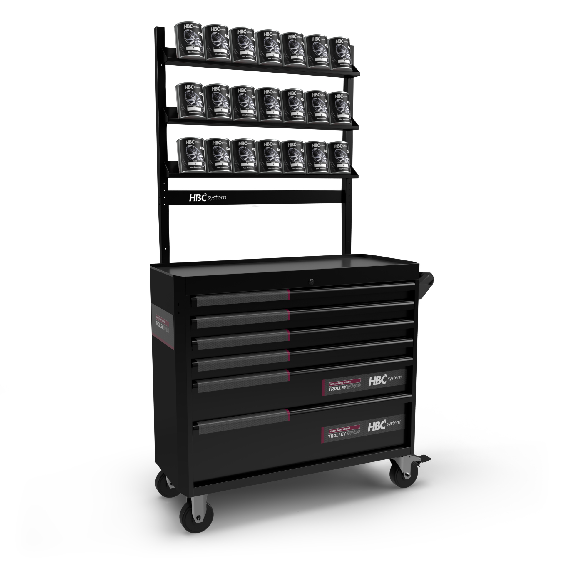 Alloy Wheel Paint Trolley