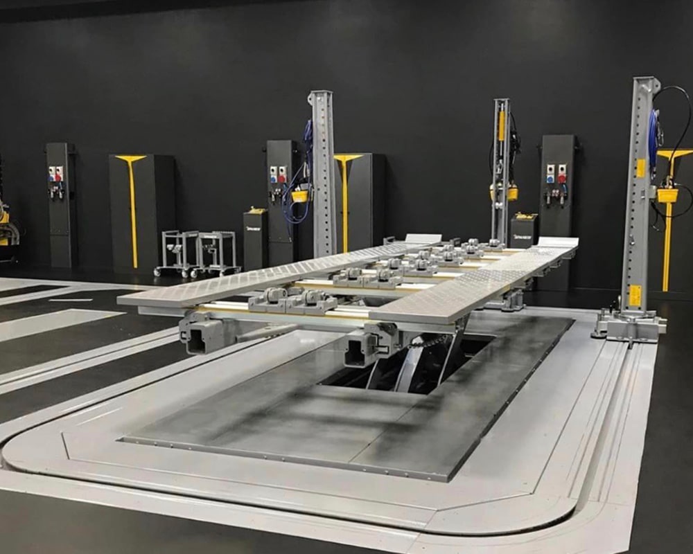Workflow view preview for Daytona Frame Straightening Workstation