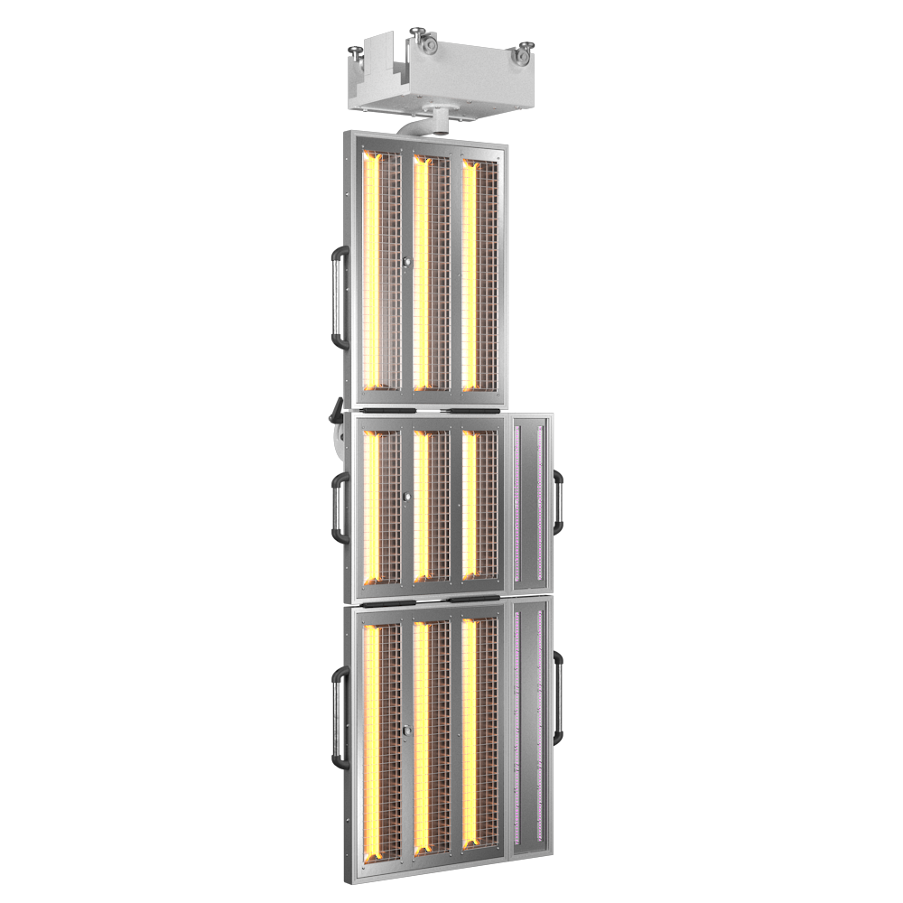 ภาพขั้นตอนงาน preview for อุปกรณ์อู่ซ่อมรถยนต์ Inframatic Semi-Automatic Infrared Lamps