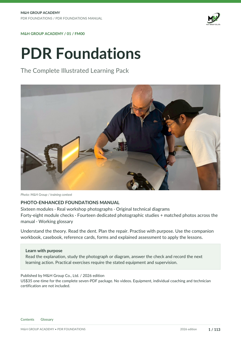 PDR Foundations Manual — English edition cover